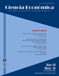 Ciencia Económica no. 16